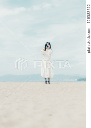 按下快門的瞬間，伴隨著寧靜的風景 126382812