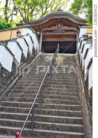 四國第23個聖地藥王寺的樓梯 126383413