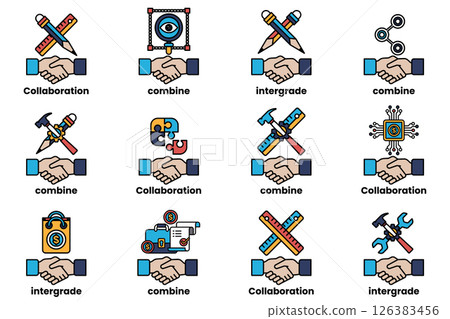 A hand holding another hand, with a pencil and a ruler in the middle A hand holding another hand, with a pencil and a ruler in the middle 126383456