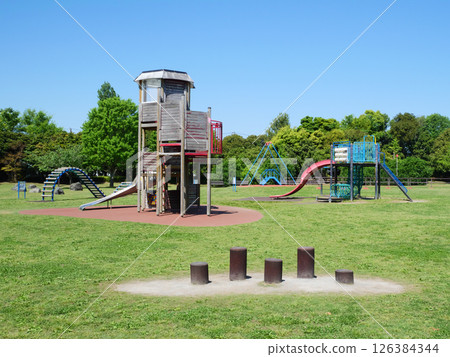 公園裡的遊樂場 |江東區若洲公園 126384344