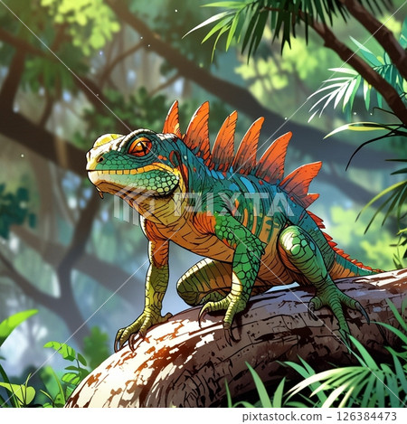[產品設計] 鬣蜥融入大自然的瞬間 126384473