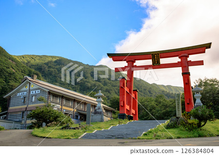 Yamagata Dewa Miyama Yudonosan Shrine Otorii 126384804