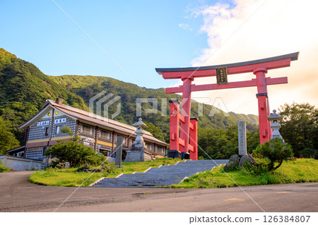 Yamagata Dewa Miyama Yudonosan Shrine Otorii 126384807