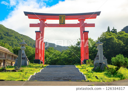 Yamagata Dewa Miyama Yudonosan Shrine Otorii 126384817