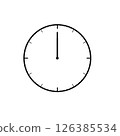 時鐘圖示（12 點鐘方向） 126385534