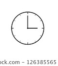 時鐘圖示（3 點鐘方向） 126385565