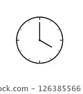 時鐘圖示（4 點鐘方向） 126385566
