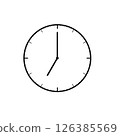 時鐘圖示（7 點鐘方向） 126385569