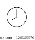 時鐘圖示（8 點鐘方向） 126385570