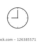 時鐘圖示（9點鐘方向） 126385571