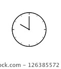 時鐘圖示（10 點鐘方向） 126385572