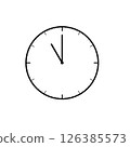 時鐘圖示（11點鐘方向） 126385573