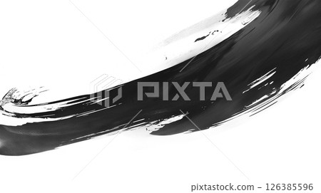 用墨水畫的筆觸 用墨水畫的筆觸 126385596
