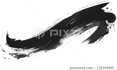 A stroke drawn with ink 126385605