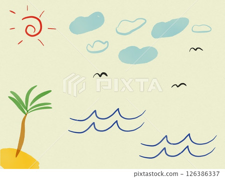 夏日島嶼風情 126386337