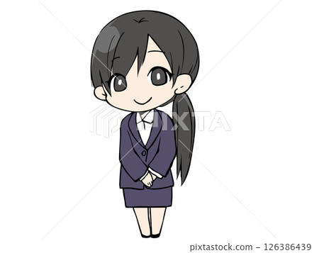 一個穿西裝的女人 126386439