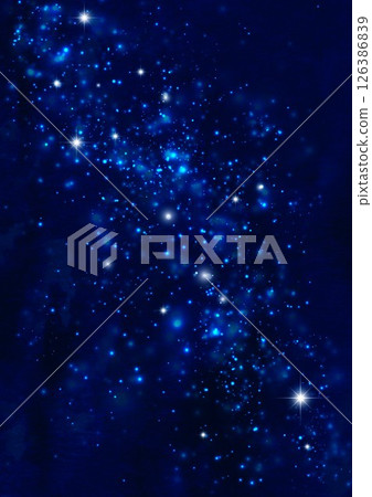 Sparkling navy blue night sky Sparkling navy blue night sky 126386839