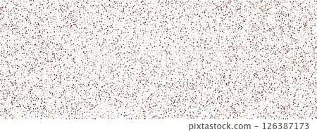 Brown coffee granules and cinnamon powder. Vector background of ground beans and dust particles. Brown coffee granules and cinnamon powder. Vector background of ground beans and dust particles. 126387173