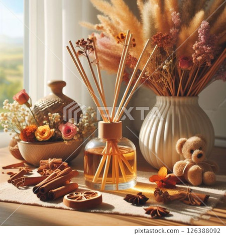 芳香的房間香氣!使用精油的有機天然成分 芳香的房間香氣!使用精油的有機天然成分 126388092