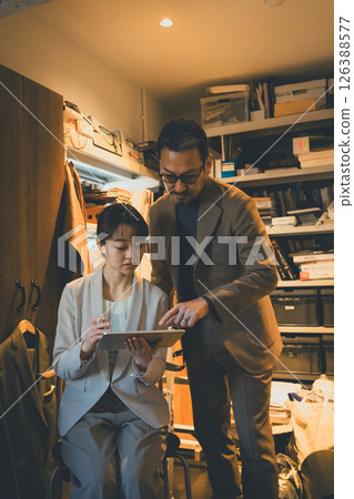 商務 商業 父親和女兒 126388577