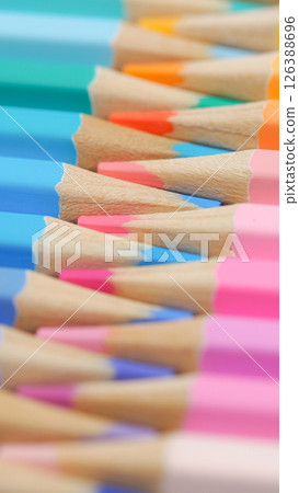 a beautifully tight, layered perspective of the colored pencils a beautifully tight, layered perspective of the colored pencils 126388696