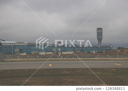 March 29 2025 a Modern Airport Construction Featuring Terminal Building 126388811