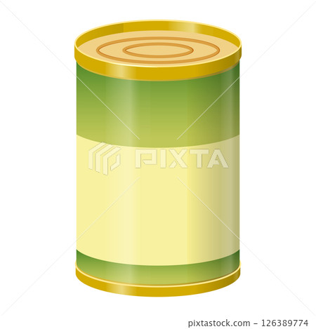 Metal can tin mock up template Metal can tin mock up template 126389774