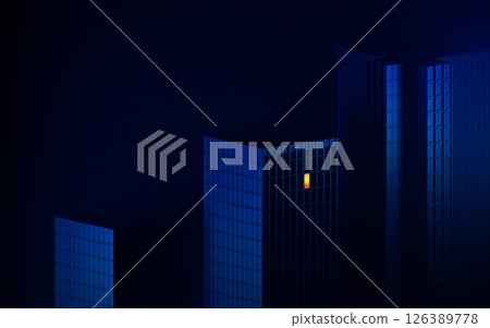 downtown, facade, glass 126389778