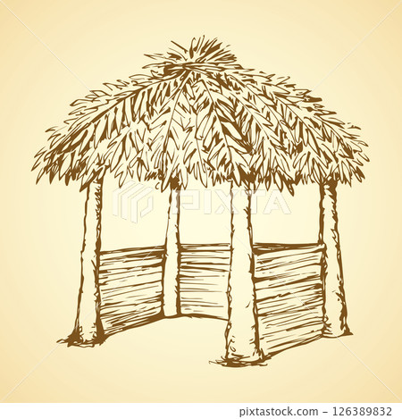 Alcove. Vector drawing Alcove. Vector drawing 126389832