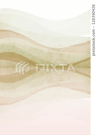 A fantastic background of mottled curves, brown, vertical 126390426