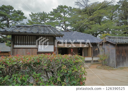 View of the former residence of Yoshida Shoin, a prisoner of exile, located within Shoin Shrine View of the former residence of Yoshida Shoin, a prisoner of exile, located within Shoin Shrine 126390525