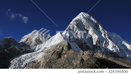 Mount Pumo Ri seen from Kala Patthar, Nepal. 126390800