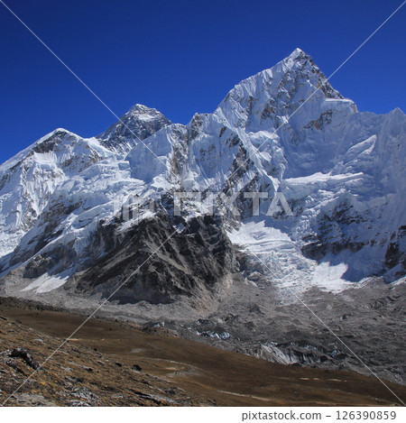 Top of the world, Mount Everest and Nuptse, Nepal. Top of the world, Mount Everest and Nuptse, Nepal. 126390859