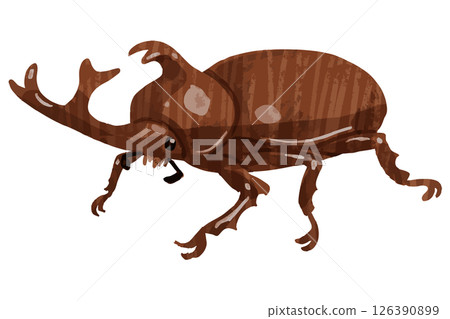 Beetle vector illustration 126390899