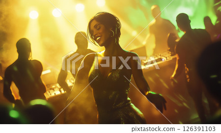 Vibrant DJ Party with Music, Dance, and Celebration 126391103