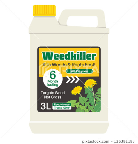 瓶裝除草劑 126391193