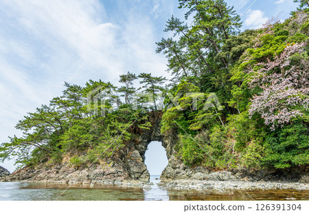 Takahama Town, Fukui Prefecture: Scenic spot "Meikyoudo Cave" 126391304