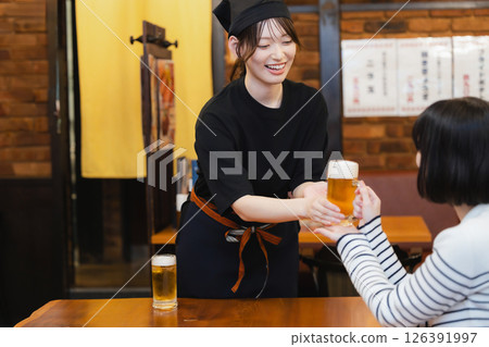 Izakaya's hall staff Izakaya's hall staff 126391997