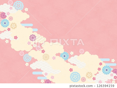Background 2025-Cherry Blossom and Flower Pattern 7-1 Background 2025-Cherry Blossom and Flower Pattern 7-1 126394159