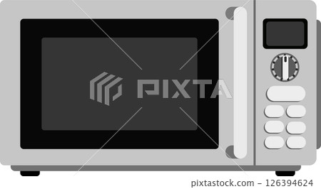 微波爐插畫,簡約家電向量素材 微波爐插畫,簡約家電向量素材 126394624