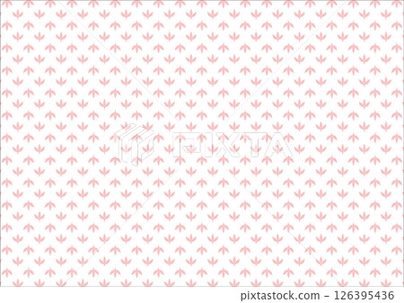 [傳統日式圖案]無縫鬆圖案（紅色） 126395436