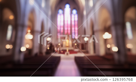 blurred background of rich church interior blurred background of rich church interior 126395768