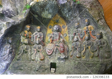Usuki Stone Buddhas (National Treasure, Jizo Juo Statue, Hoki Stone Buddhas Group 1) 126396133