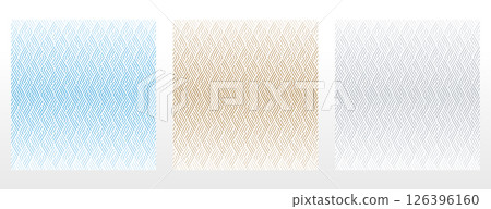 Set of abstract geometric patterns. Seamless vector backgrounds. Colored ornaments Graphic modern patterns Simple lattice graphic design 126396160