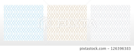 Set of abstract geometric patterns. Seamless vector backgrounds. Colored ornaments Graphic modern patterns Simple lattice graphic design 126396383