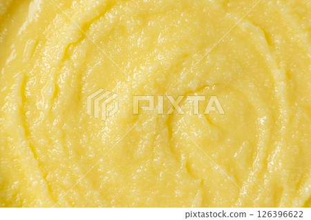 Rich Buttery Texture Of Traditional Fresh Ghee Clarified Butter Rich Buttery Texture Of Traditional Fresh Ghee Clarified Butter 126396622