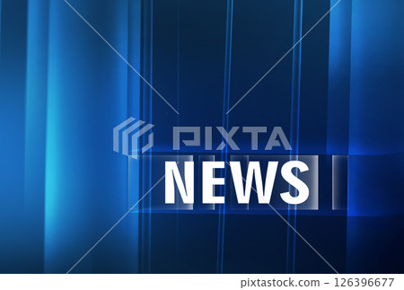 Graphical abstract blue background with news text concept series  126396677