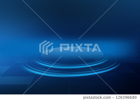 Round stage, pedestal background-3d illustration concept series  126396680