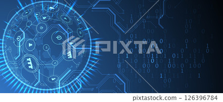 Abstract neon high technology and science background Abstract neon high technology and science background 126396784