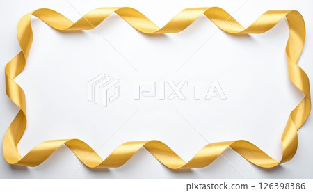 AI image: Yellow ribbon frame material AI image: Yellow ribbon frame material 126398386